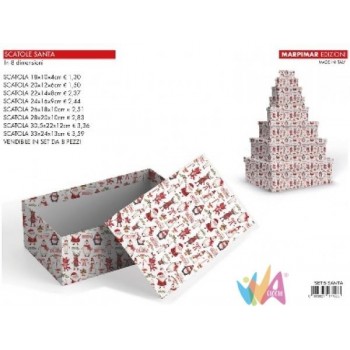 SET 8 SCATOLE SANTA -...