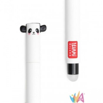 Legami - Penna Gel Cancellabile, Erasable Pen Panda inchiostro Nero (Cod.  EPBLAKIT1)