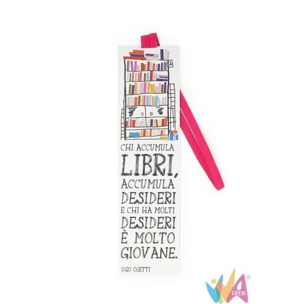 Legami - Segnalibro con Elastico 4,7x17,5 cm, book lover (Cod. SE0084)