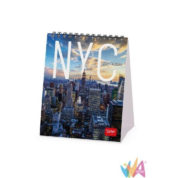 Calendario da Tavolo 2024 - 12 x 14,5 Cm New York City