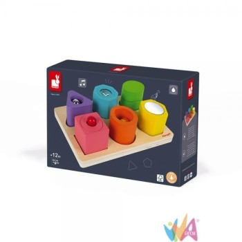 Janod - Puzzle 6 Cubi...